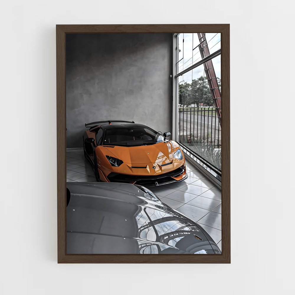 ap-aventador svj-6 cadre Bois foncé