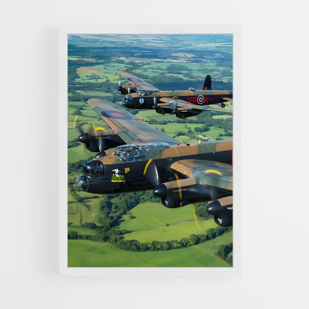 ap-avro lancaster-1 cadre Blanc