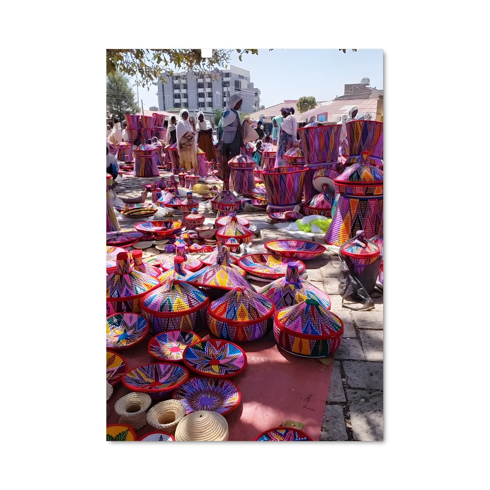 Poster Chapeaux Colorés