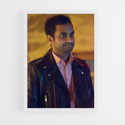 ap-aziz ansari-4 cadre Blanc