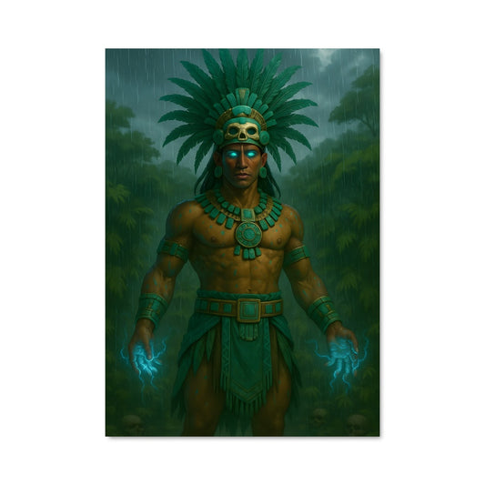 Poster Le Guerrier Azteque