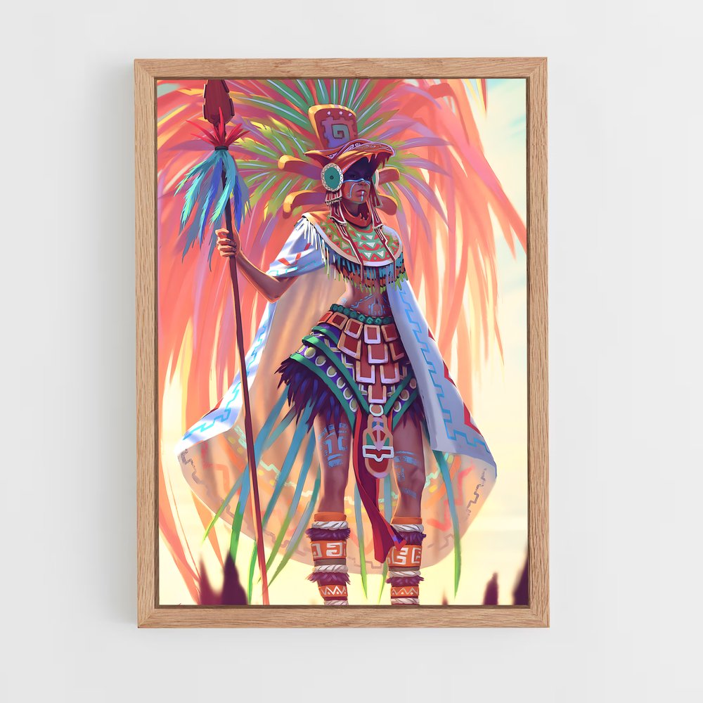 ap-aztec mythology-6 cadre Bois clair