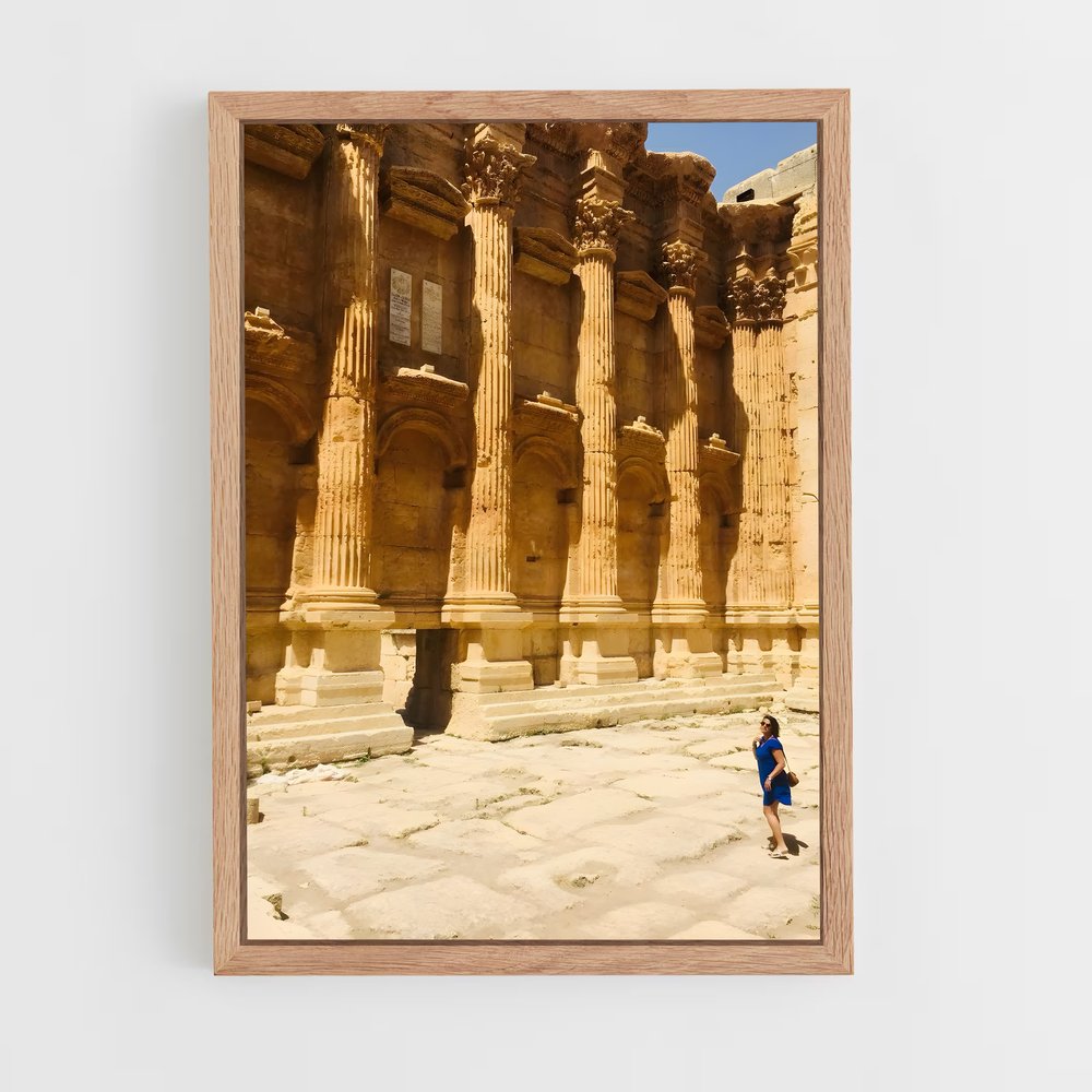 ap-baalbek temples-4 cadre Bois clair