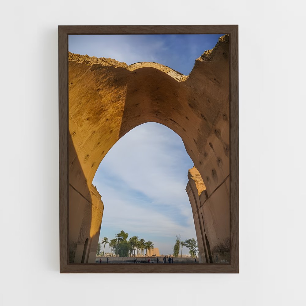 ap-babylon ruins-4 cadre Bois foncé