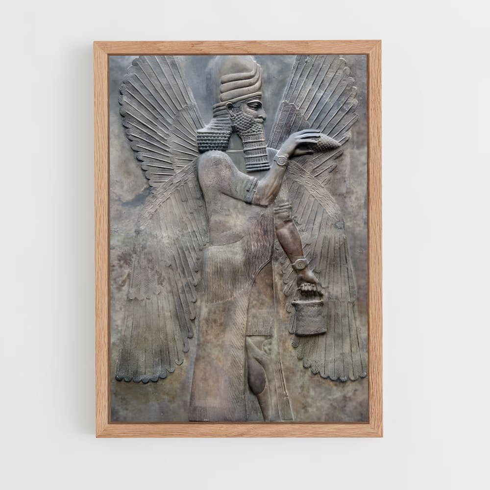ap-babylonian gods-1 cadre Bois clair