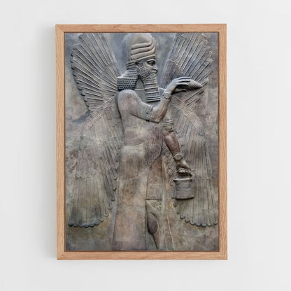 ap-babylonian gods-1 cadre Bois clair
