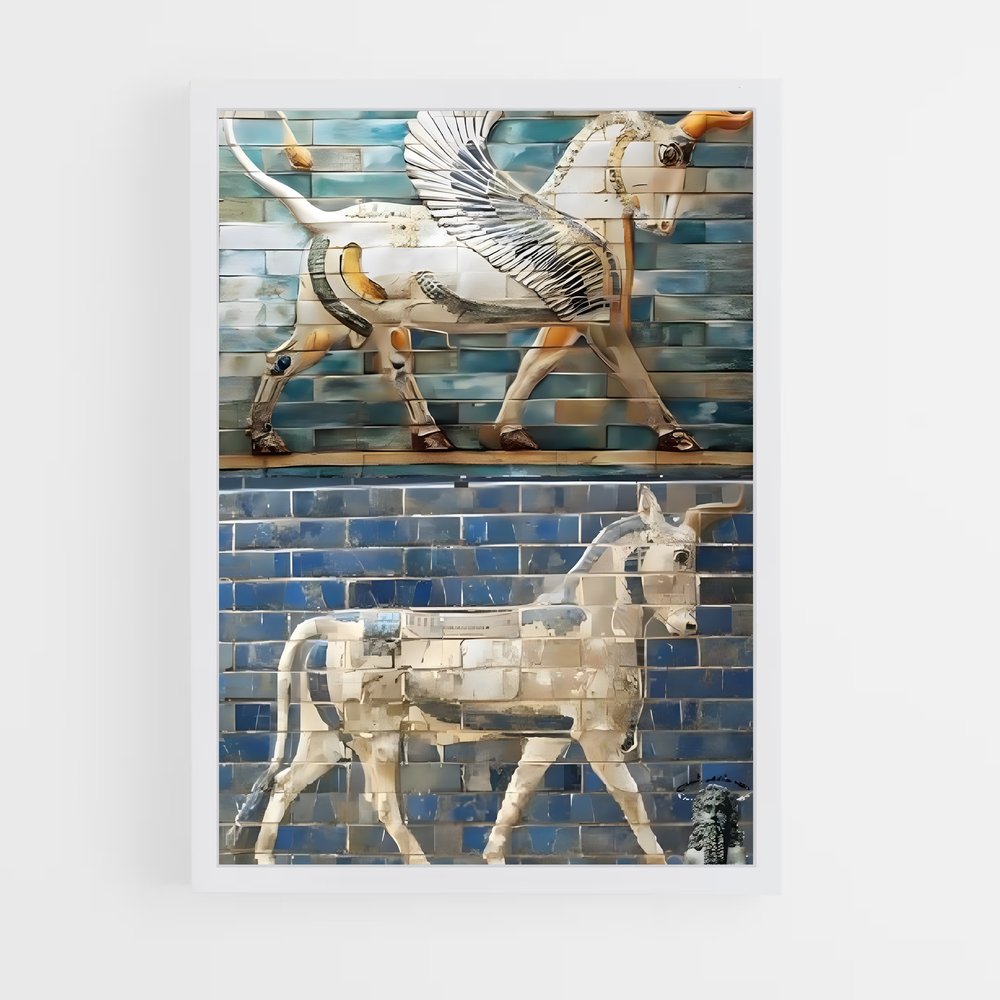 ap-babylonian gods-6 cadre Blanc