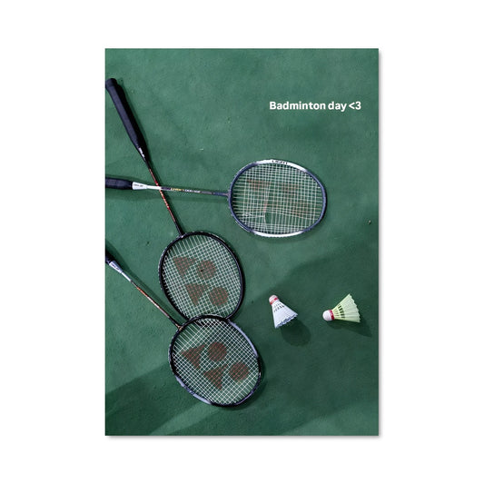 Poster Badminton 68236