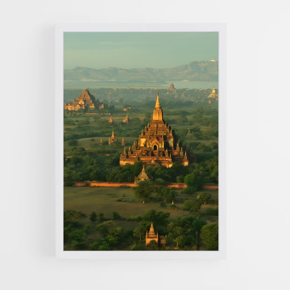 ap-bagan temples-1 cadre Blanc