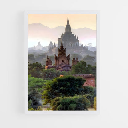 ap-bagan temples-2 cadre Blanc