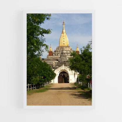 ap-bagan temples-4 cadre Blanc