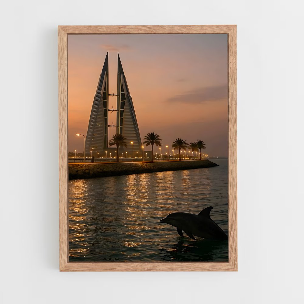 ap-bahrain-1 cadre Bois clair