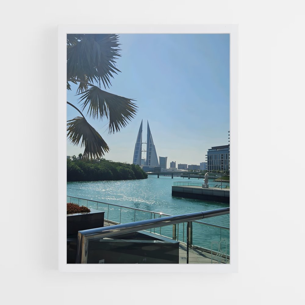 ap-bahrain-8 cadre Blanc