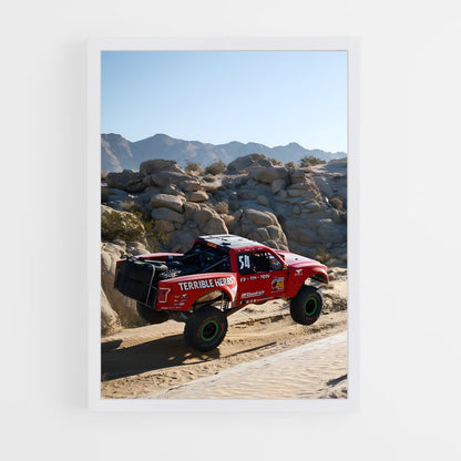 ap-baja 1000 trophy truck-2 cadre Blanc