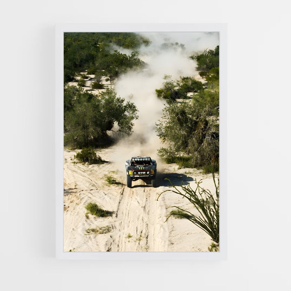 ap-baja 1000 trophy truck-4 cadre Blanc