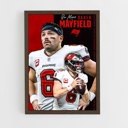 ap-baker mayfield-2 cadre Bois foncé