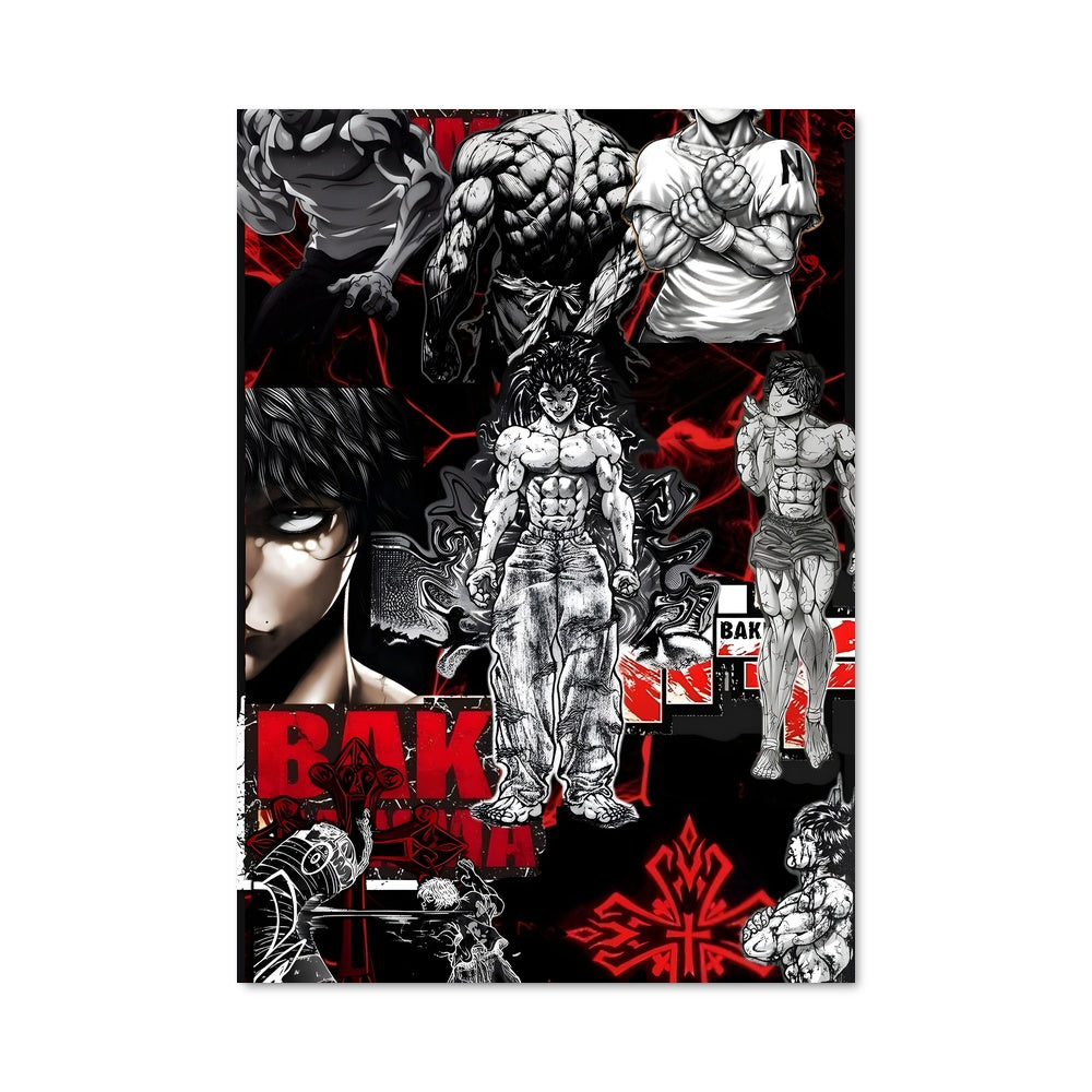 Poster Baki vs Street Fighter
