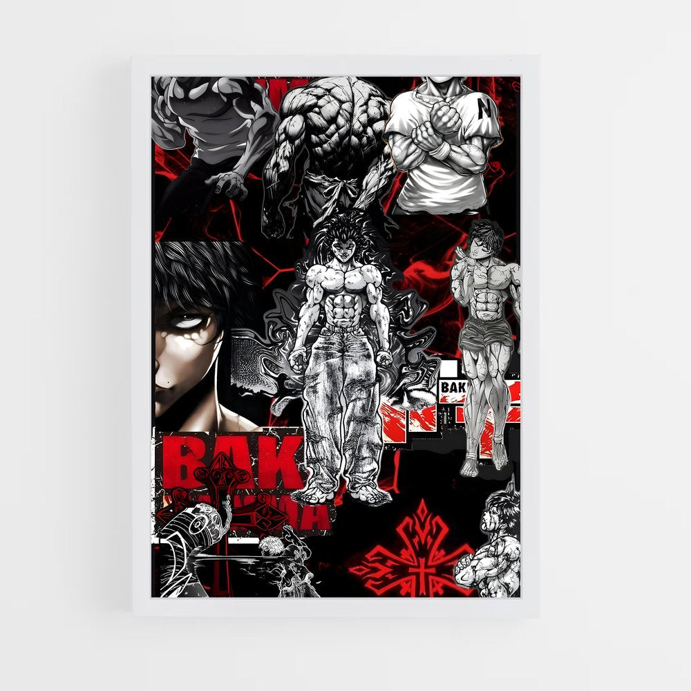 ap-baki hanma-1 cadre Blanc