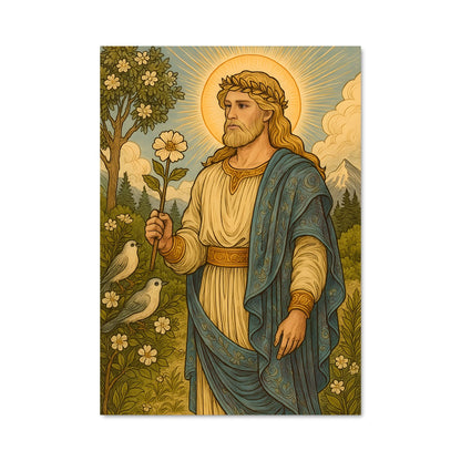 Poster Jésus en Fleur