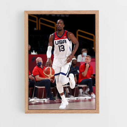 ap-bam adebayo-9 cadre Bois clair