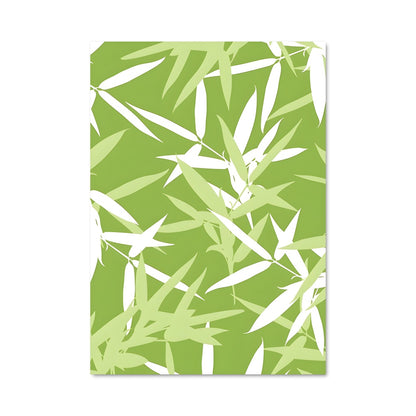 Poster Feuilles de Bambou