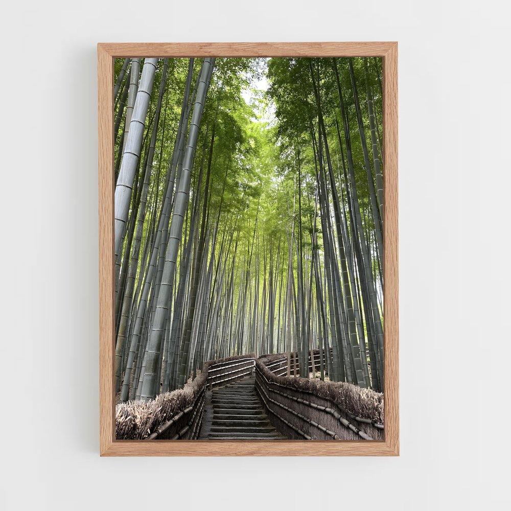 ap-bamboo forest-3 cadre Bois clair