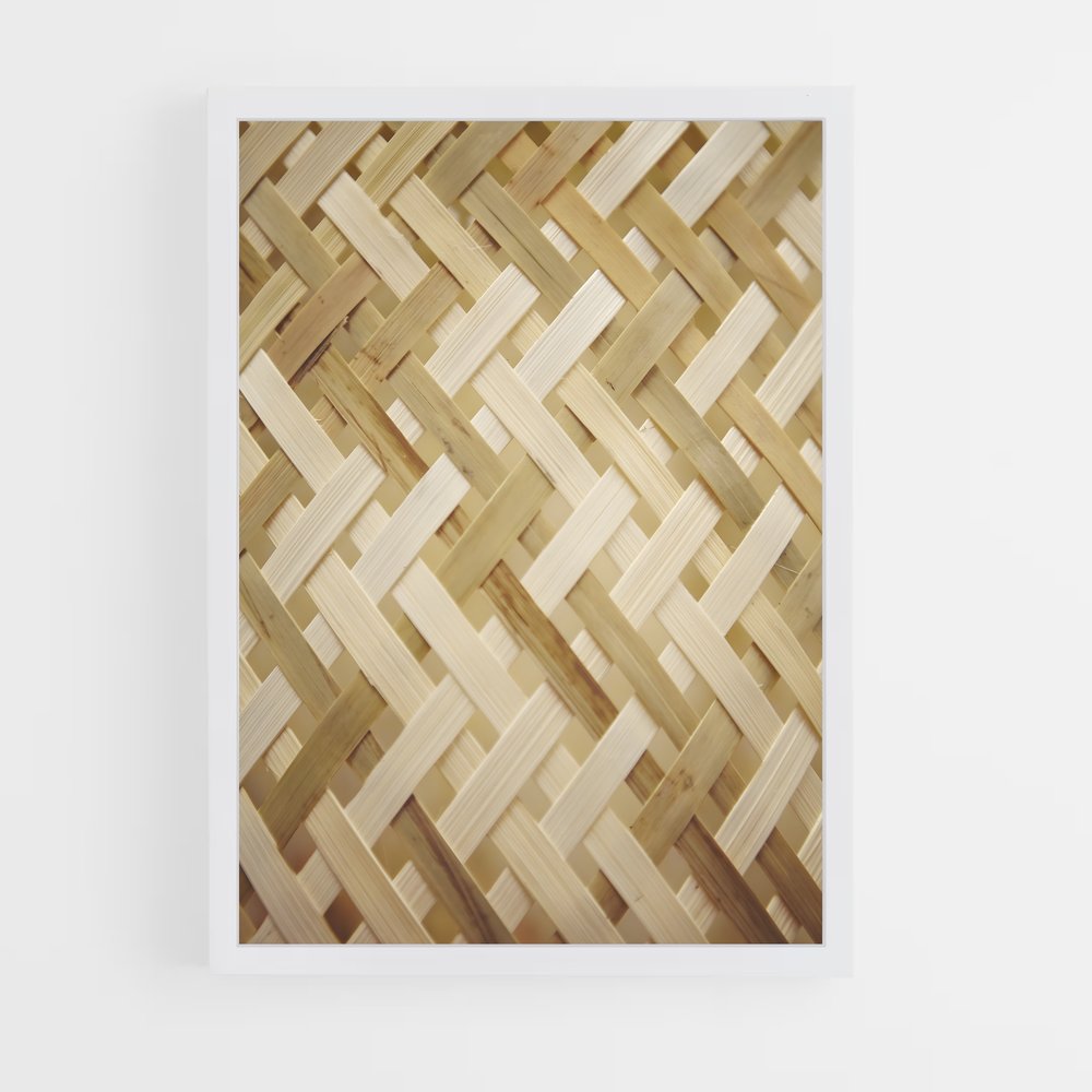 ap-bamboo patterns-7 cadre Blanc