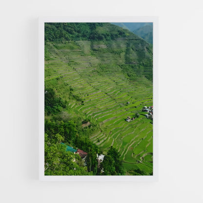 ap-banaue rice terraces-8 cadre Blanc