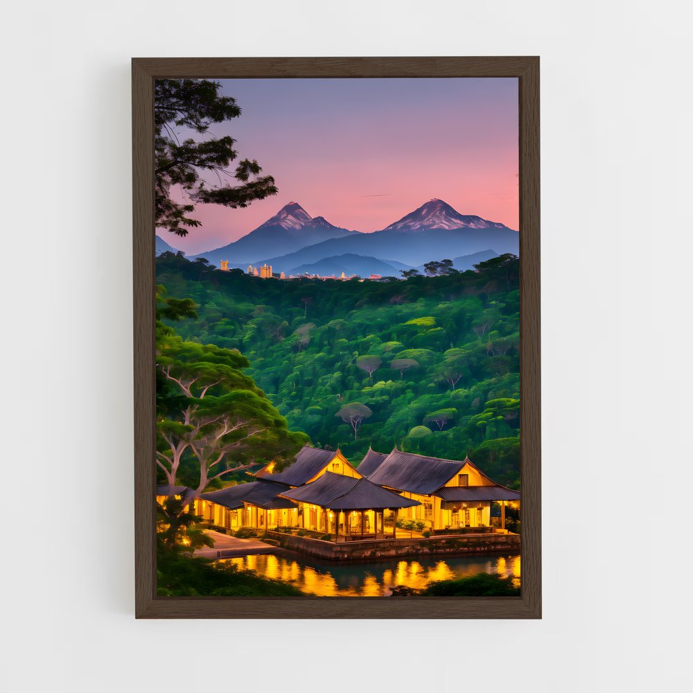 ap-bandar seri begawan-8 cadre Bois foncé