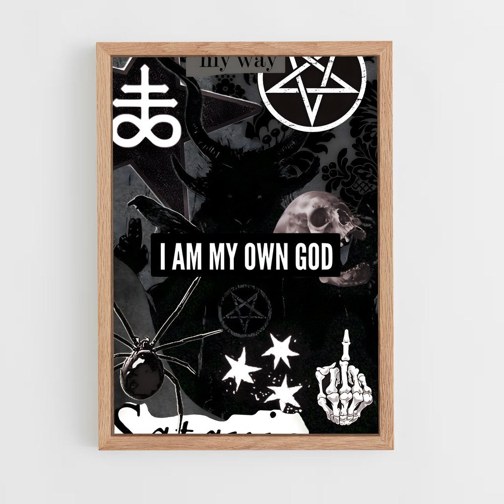 ap-baphomet-6 cadre Bois clair