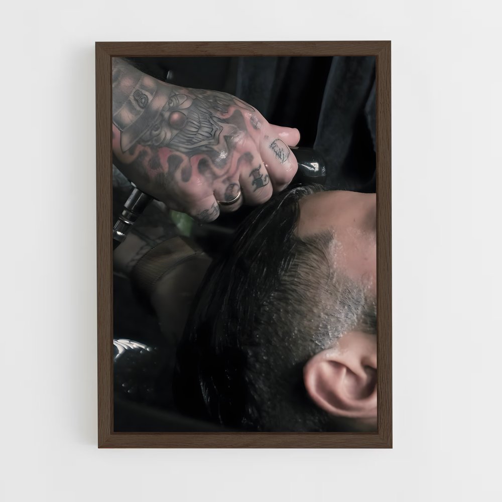 ap-barber-1 cadre Bois foncé