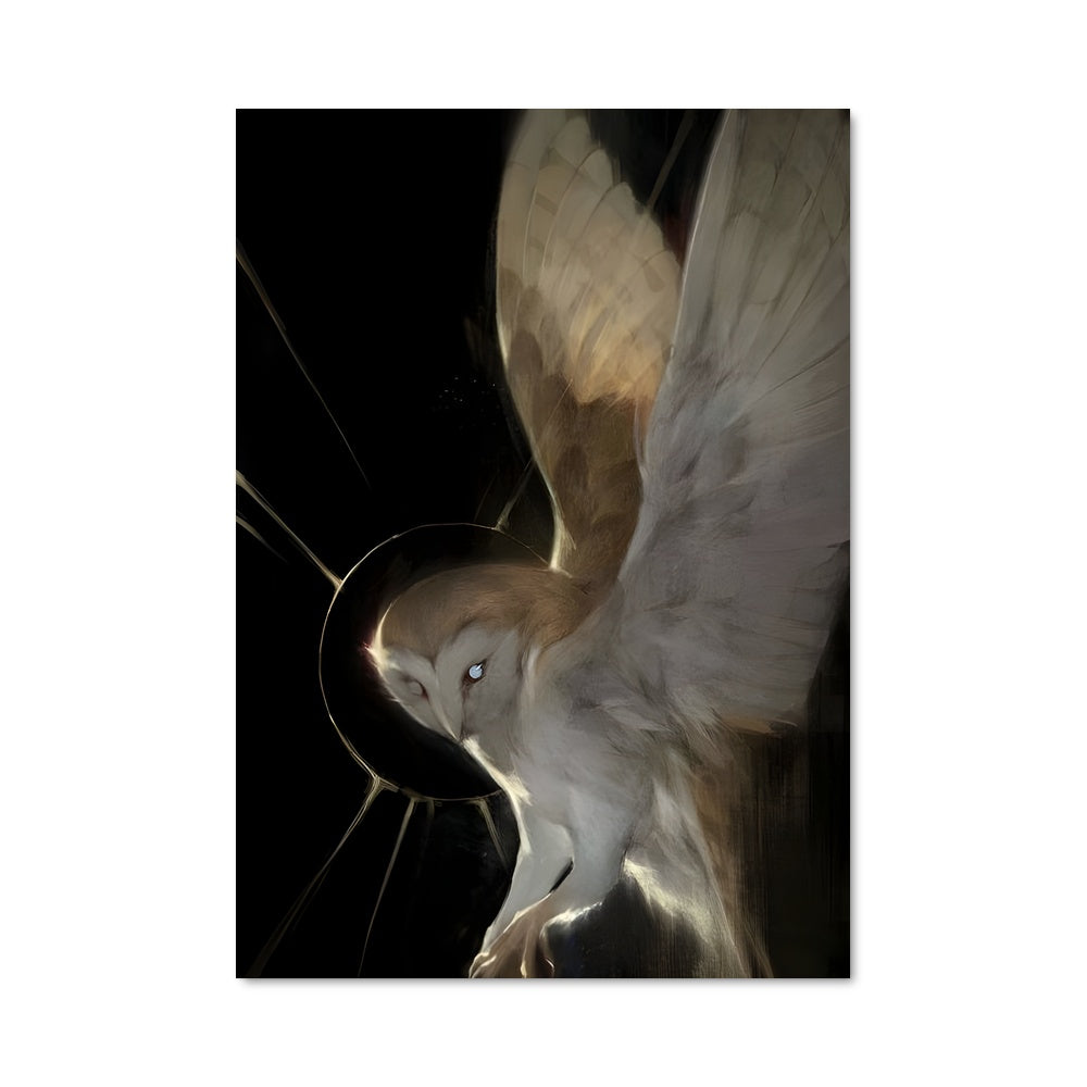 Poster Hibou des Grands Espaces