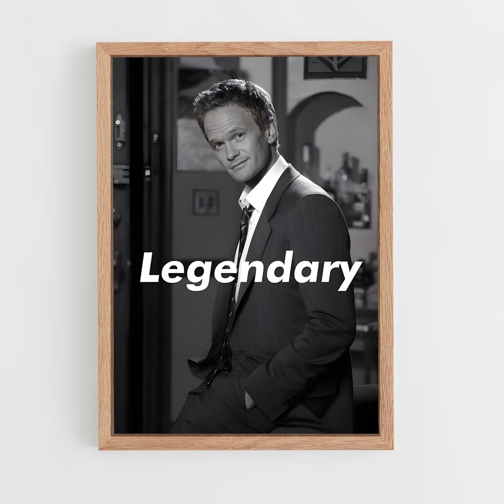ap-barney stinson-2 cadre Bois clair