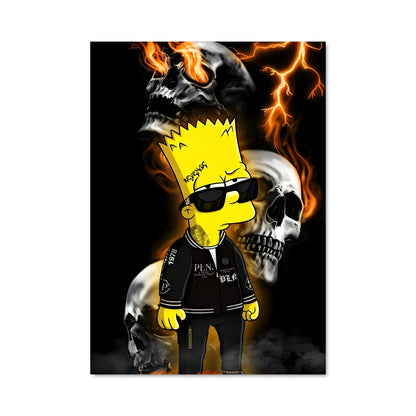 Poster Bart à la Folie