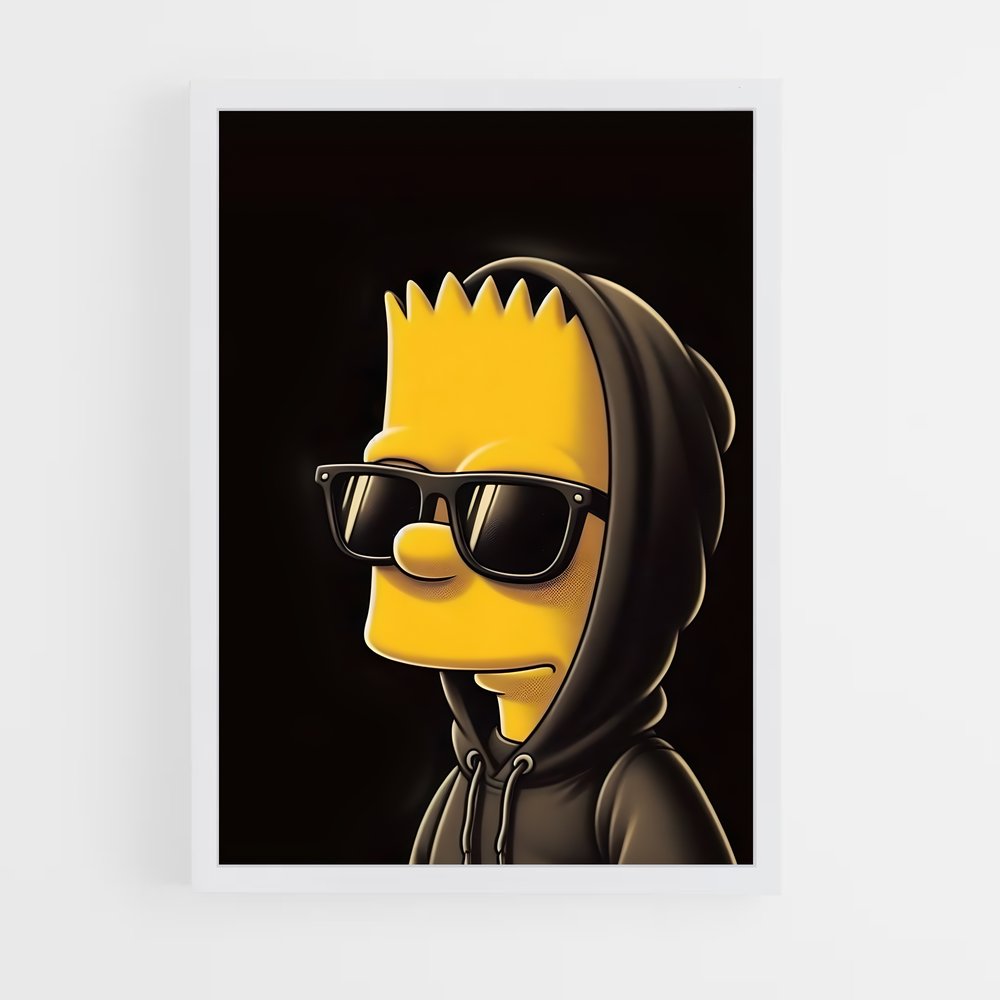 ap-bart simpson-1 cadre Blanc