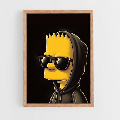 ap-bart simpson-1 cadre Bois clair