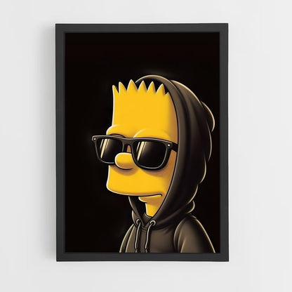 ap-bart simpson-1 cadre Noir