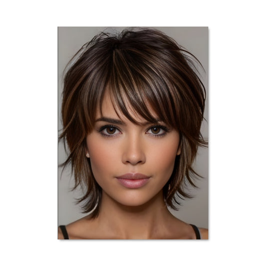 Poster Cheveux en Cascade