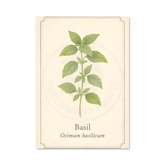 Poster Basilic Enchanté