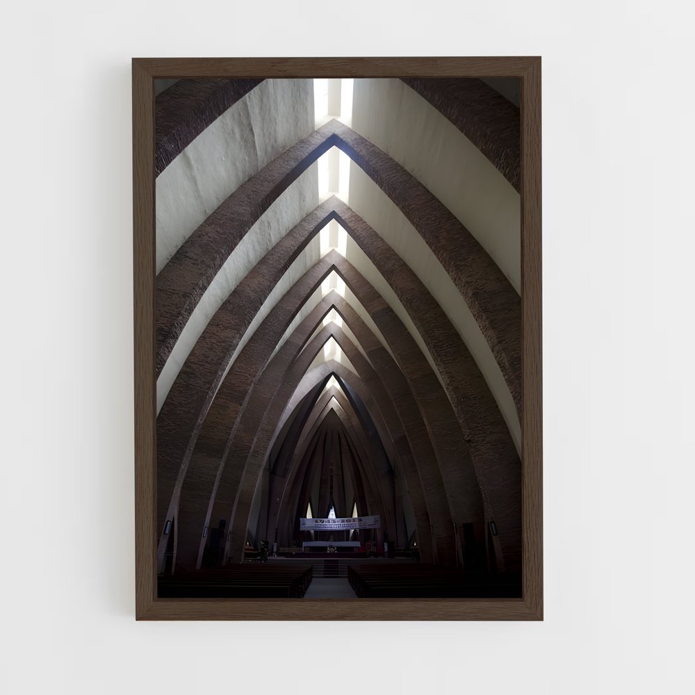 ap-basilica sainte anne brazzaville-1 cadre Bois foncé