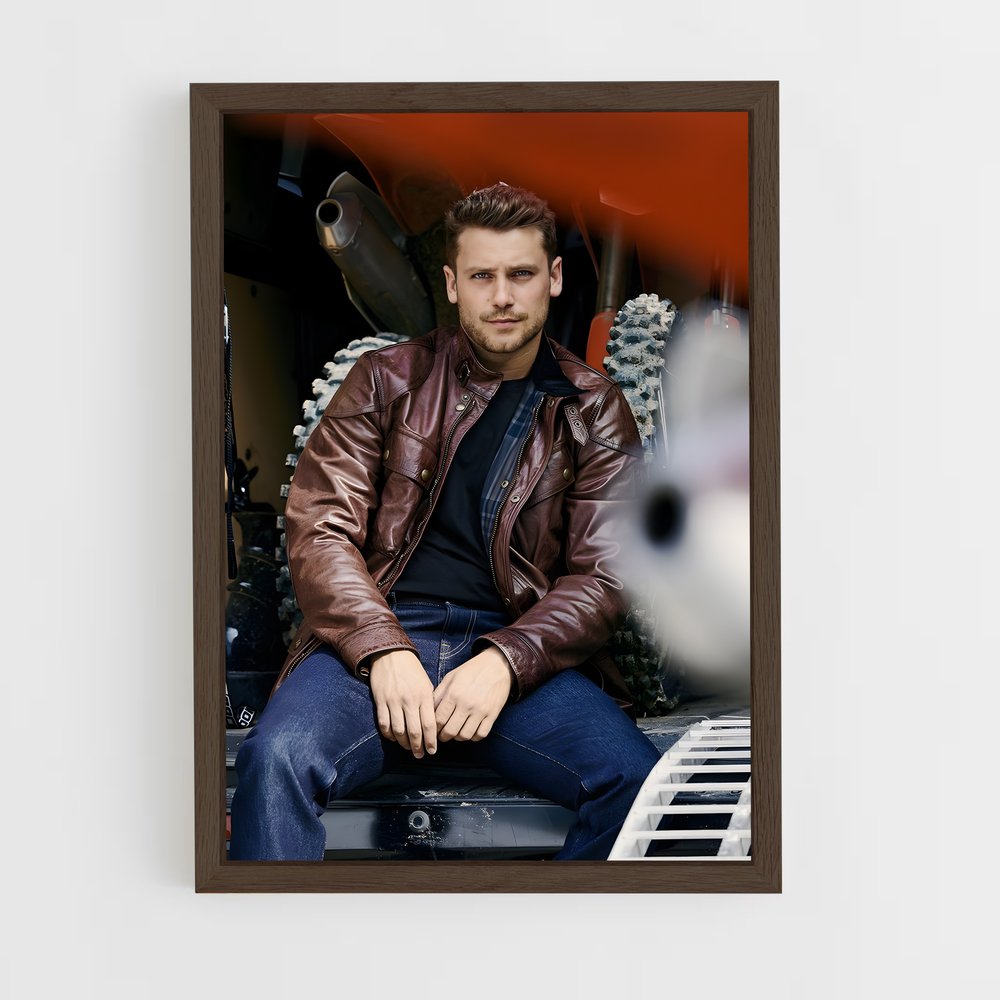 ap-bastian baker-5 cadre Bois foncé
