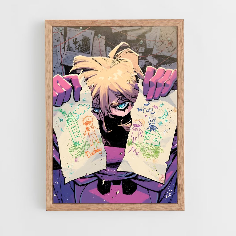 ap-batgirl-7 cadre Bois clair