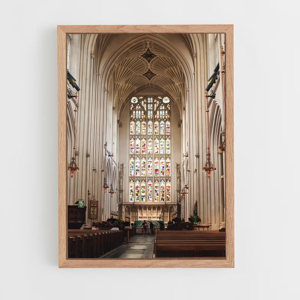 ap-bath abbey-2 cadre Bois clair