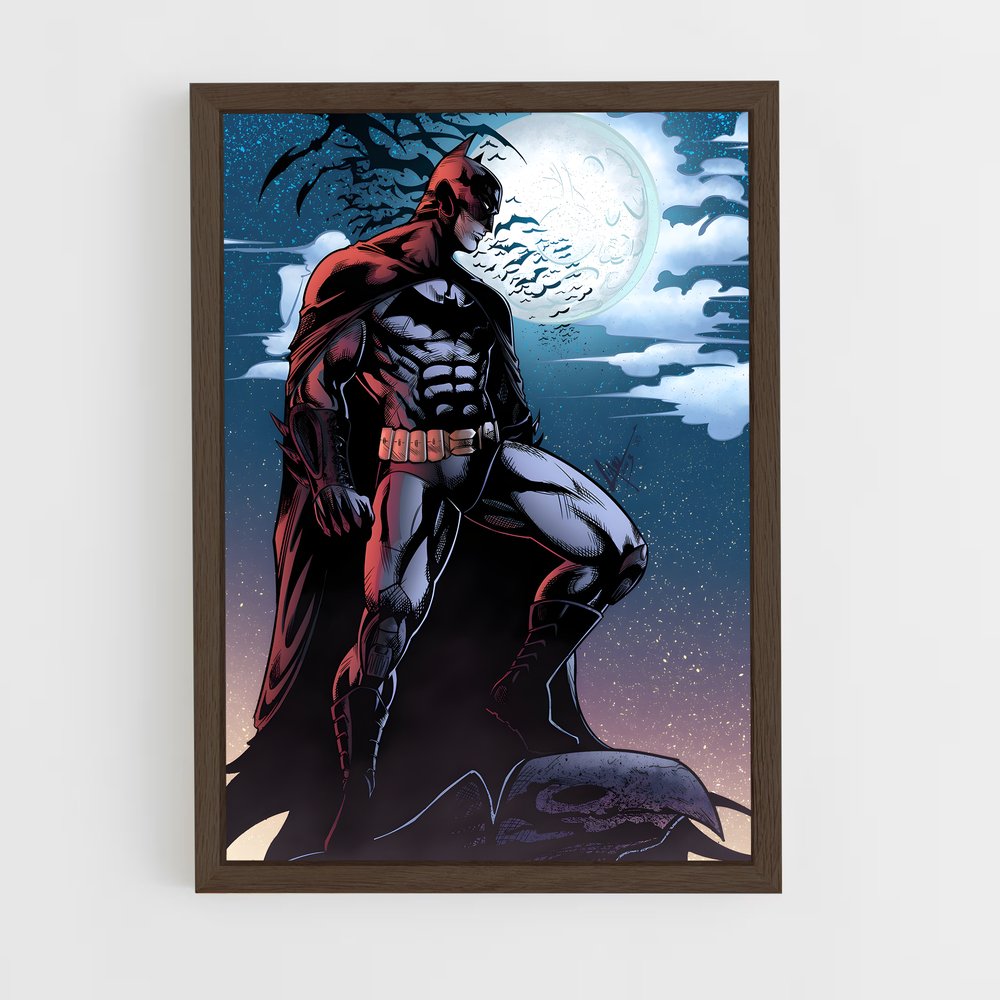 ap-batman-7 cadre Bois foncé