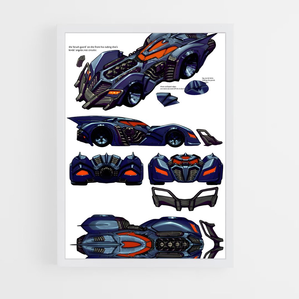 ap-batmobile-3 cadre Blanc