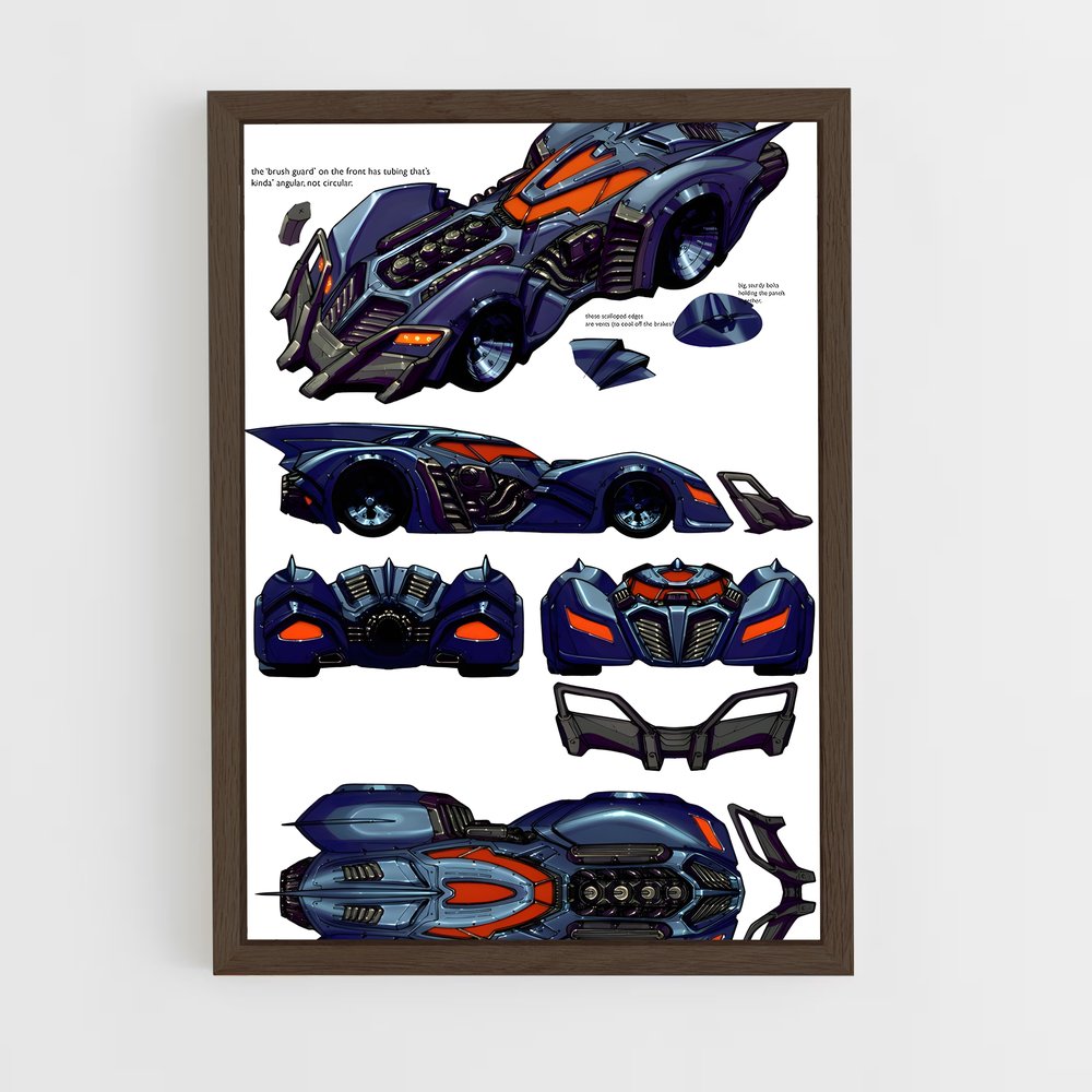 ap-batmobile-3 cadre Bois foncé