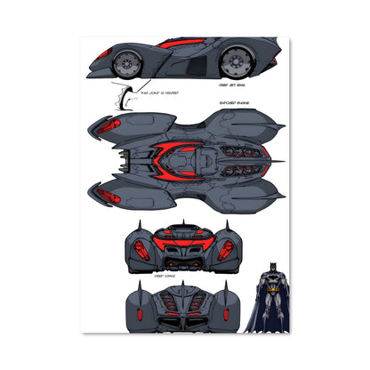 Poster Batmobile 77304