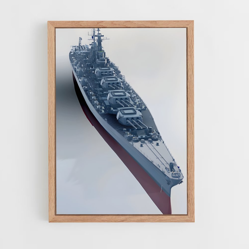 ap-battleships-5 cadre Bois clair