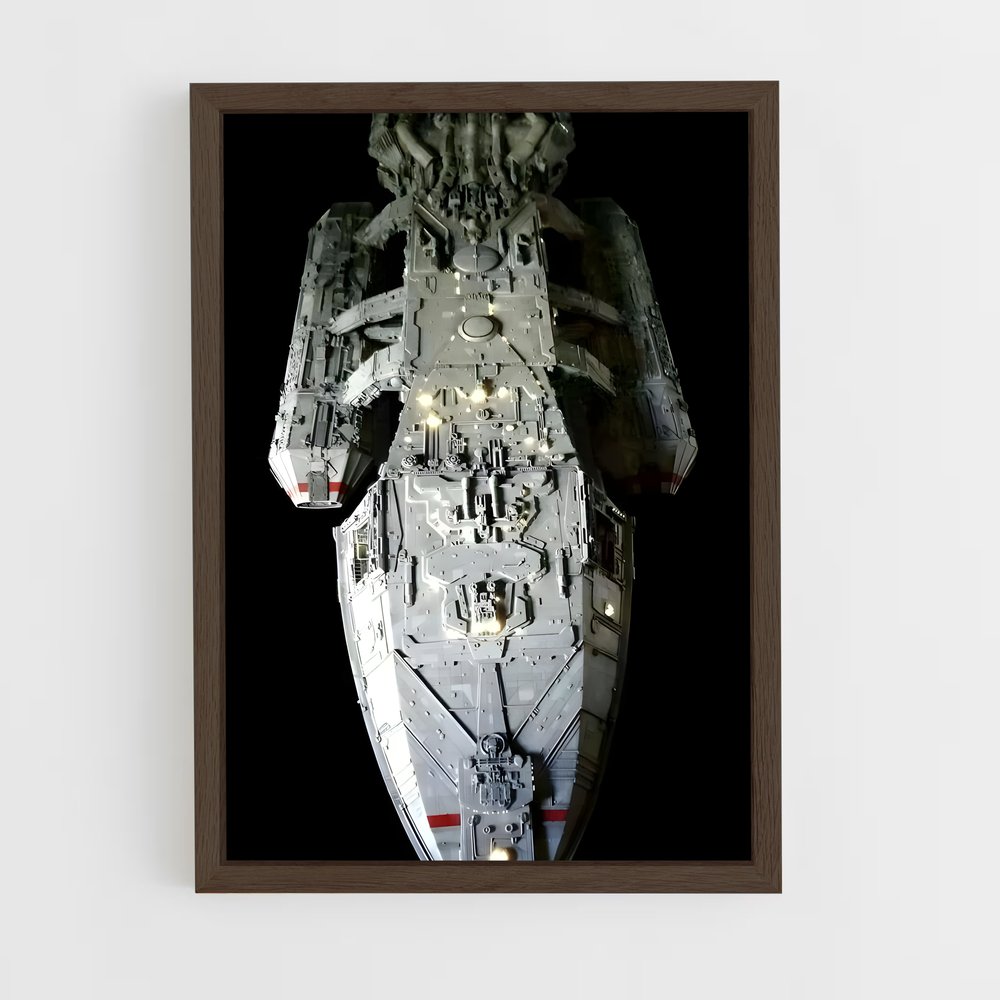 ap-battlestar galactica-2 cadre Bois foncé