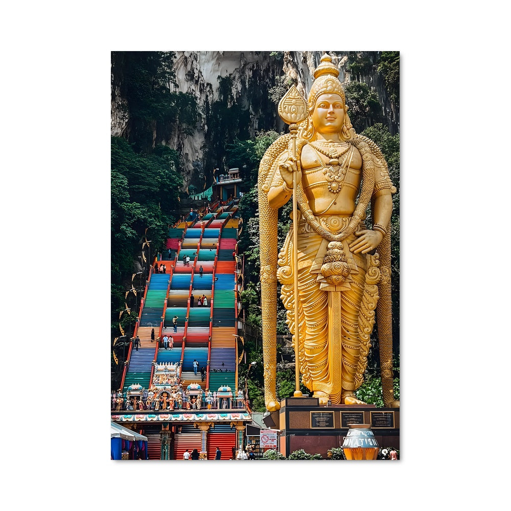 Poster Dieu des Cavernes